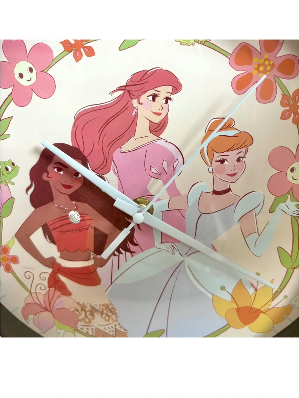 Disney Princess Decorative Round Wall Clock Battery Operated *NEW*